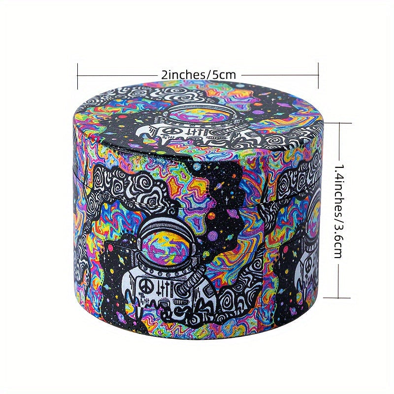 1pc Creative Metal Spice Grinder - Tobacco Grinder with Herb Crusher Function for Kitchen and Household - Perfect Valentine's Day and New Year's Gift Good Vibrations