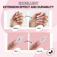 3-in-1 Beige Pink Acrylic Nail Powder Quick Drying Odorless Non-Toxic Easy Blend No Nail Lamp Needed Gift for Women and Girls Good Vibrations