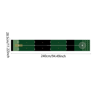 Golf Putting Mat Gift for Golfer Golfing Accessory Lightweight Portable Improve Putting Accuracy Training Aid for Park Lawn Home Good Vibrations