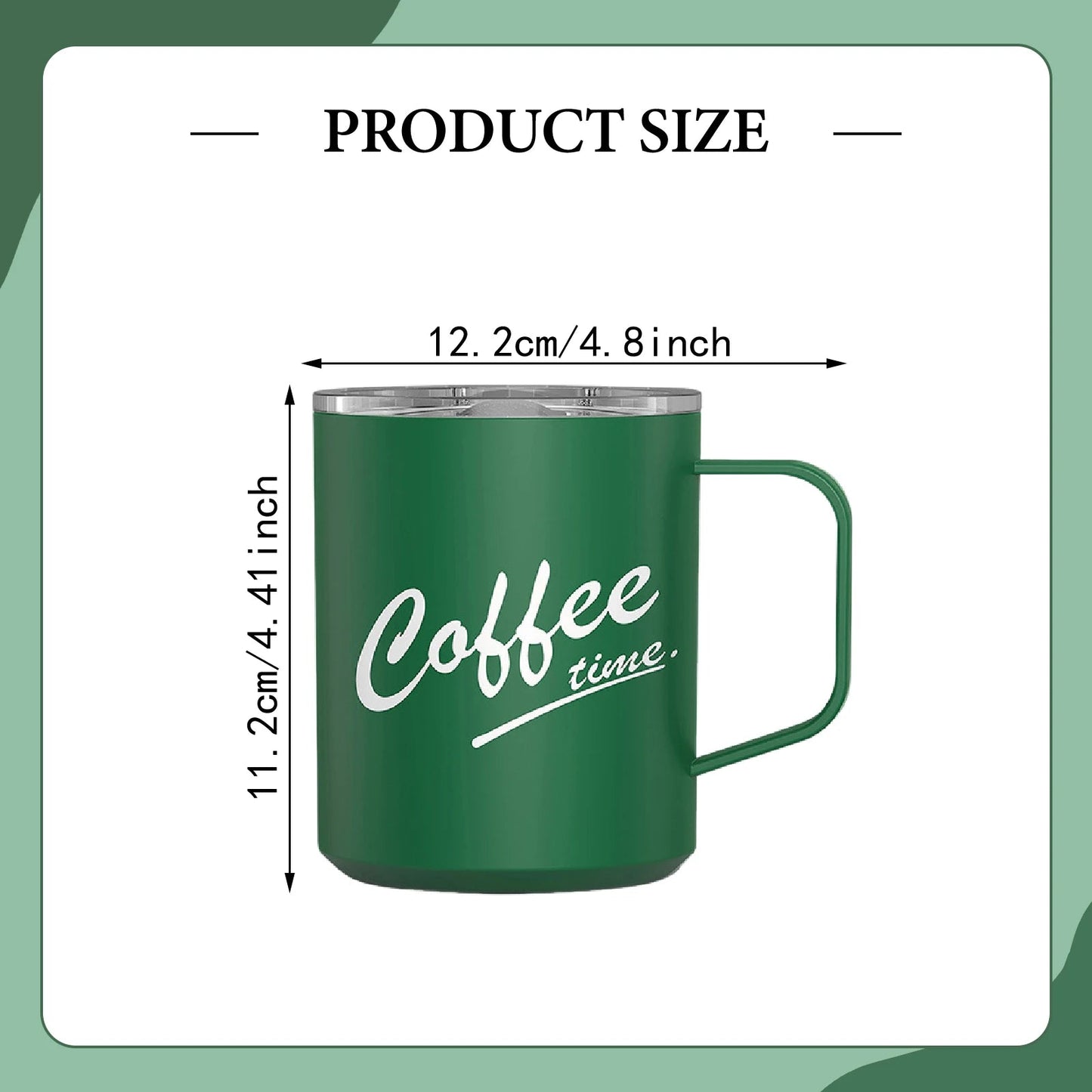 Wood Mug Wooden Coffee Beer Mugs Wood Cup Handmade Tea Cup With Handle For Coffee Milk Tea Drinks, Travel Outdoor Camping Use Good Vibrations