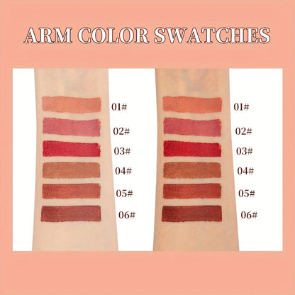 Matte Lip Liner That Applies Easily, with a Matte Finish, Twist-Up Lipstick Pencil, Naturally Waterproof, Suitable for All Skin Good Vibrations