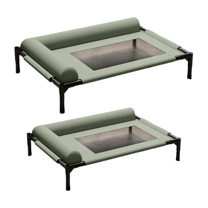 Elevated Pet Bed Durability Practical with Pillow for Small Pets Dogs Kitten Cat Dog Bed Dog Cat Bed Portable Good Vibrations
