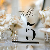 Wedding Table Numbers 3D Black Matte Wedding Table Decor Wedding Stationery Black Wedding Reception Decor Good Vibrations