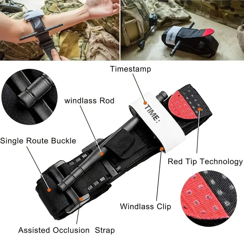 70pcs Survival First Aid Kit Survival Full Set Molle Outdoor Gear Emergency Kits Trauma Bag Camping Hiking IFAK Adventures EDC Good Vibrations