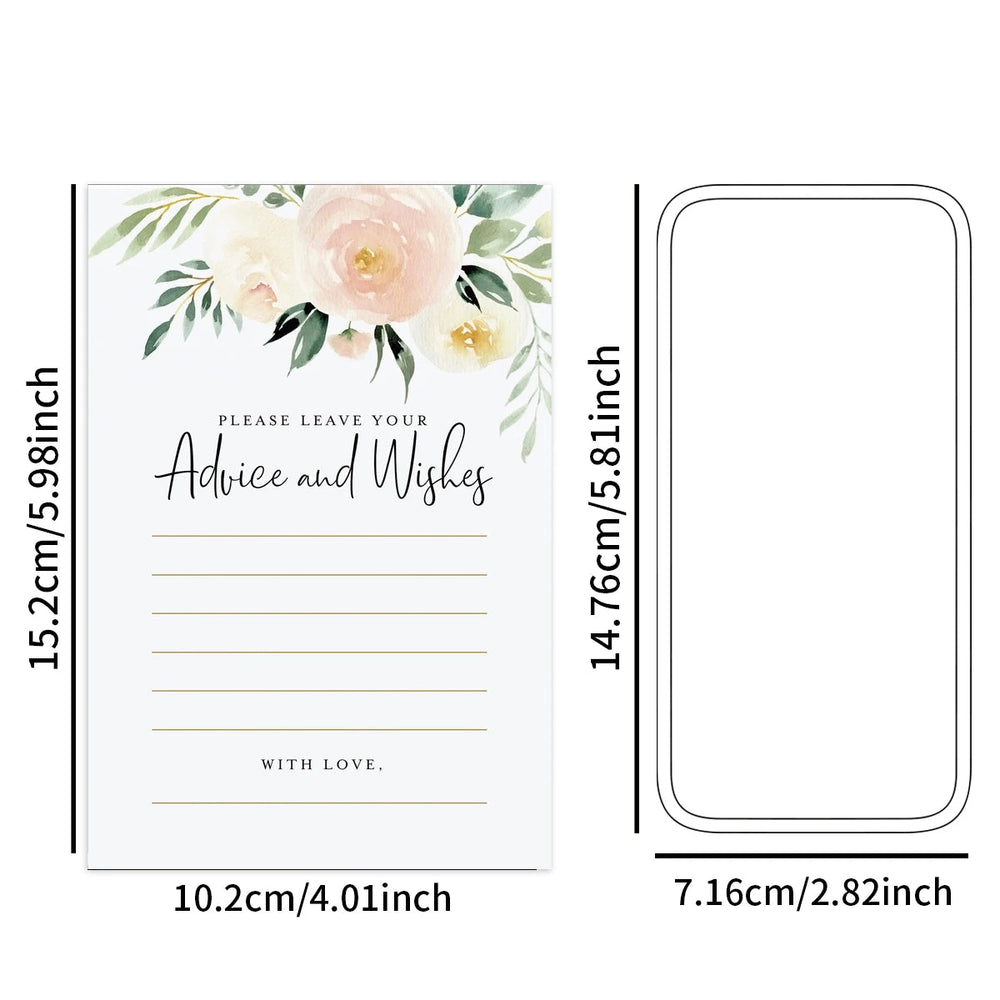 50Pcs Wedding Thank You Cards,Wedding Reception Ceremony Decorations,Party Decorations,Celebration Or Event Decoration Cards Good Vibrations