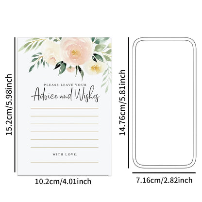 50Pcs Wedding Thank You Cards,Wedding Reception Ceremony Decorations,Party Decorations,Celebration Or Event Decoration Cards Good Vibrations