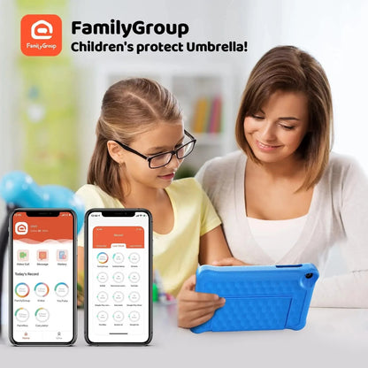 8 Inch Kid Tablet Android11 Learning Tablets Quad Core Processor 2GB+32GB 128GB Expansion 5000mAh Child Eye Protection With Case Good Vibrations