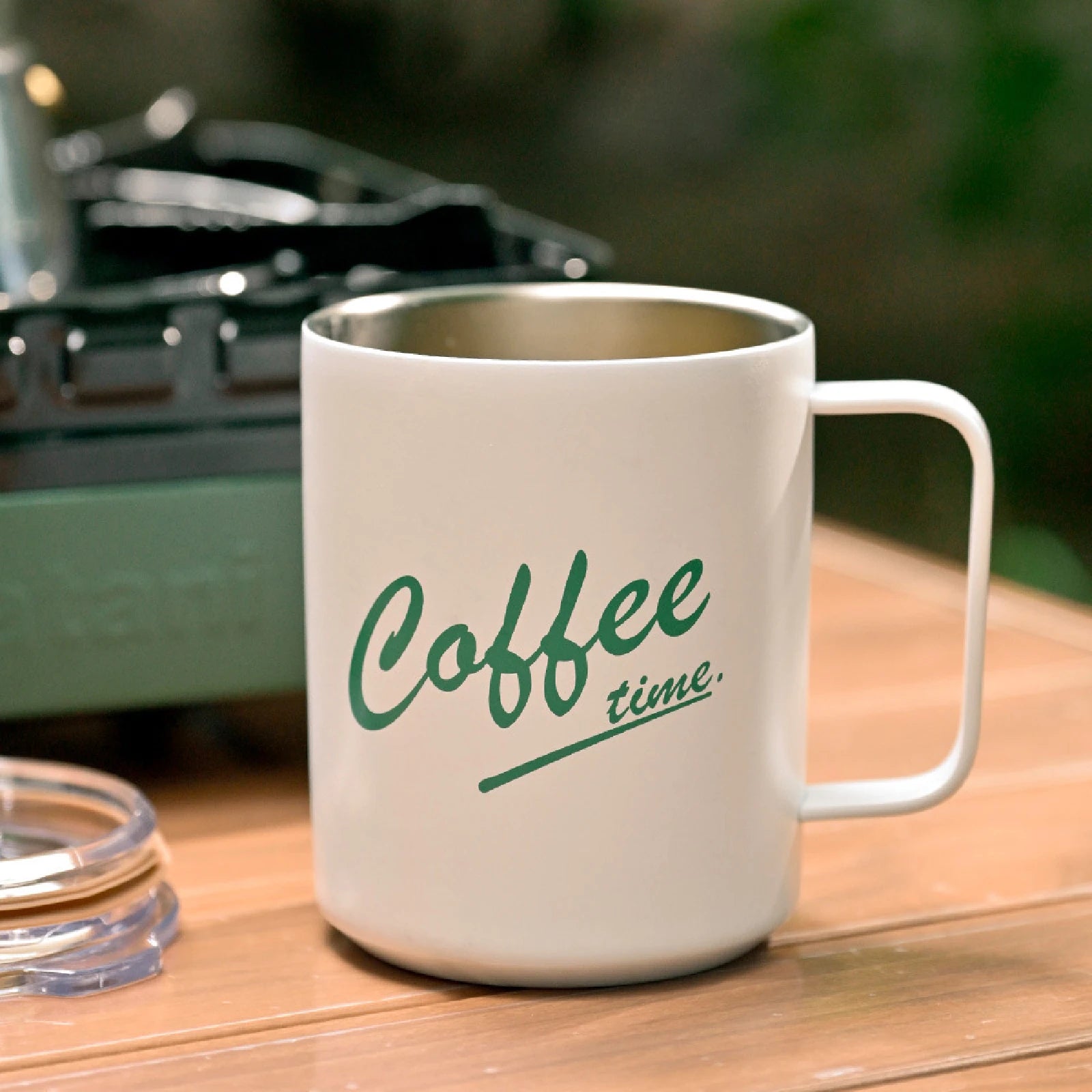 Wood Mug Wooden Coffee Beer Mugs Wood Cup Handmade Tea Cup With Handle For Coffee Milk Tea Drinks, Travel Outdoor Camping Use Good Vibrations