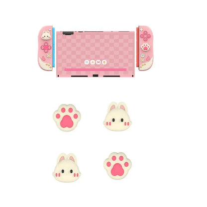 Game Console Protective Case Cute Silicone Case for Switch 2 Anti-shock Hard Case Bag Split Protective Cover Rocker Cap Good Vibrations