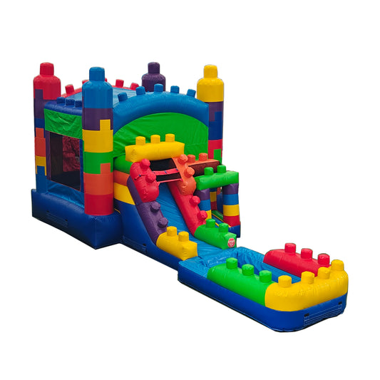 Block Bounce Combo Swimming Pool Toy CO2195 Water Sports Entertainment Accessory Good Vibrations