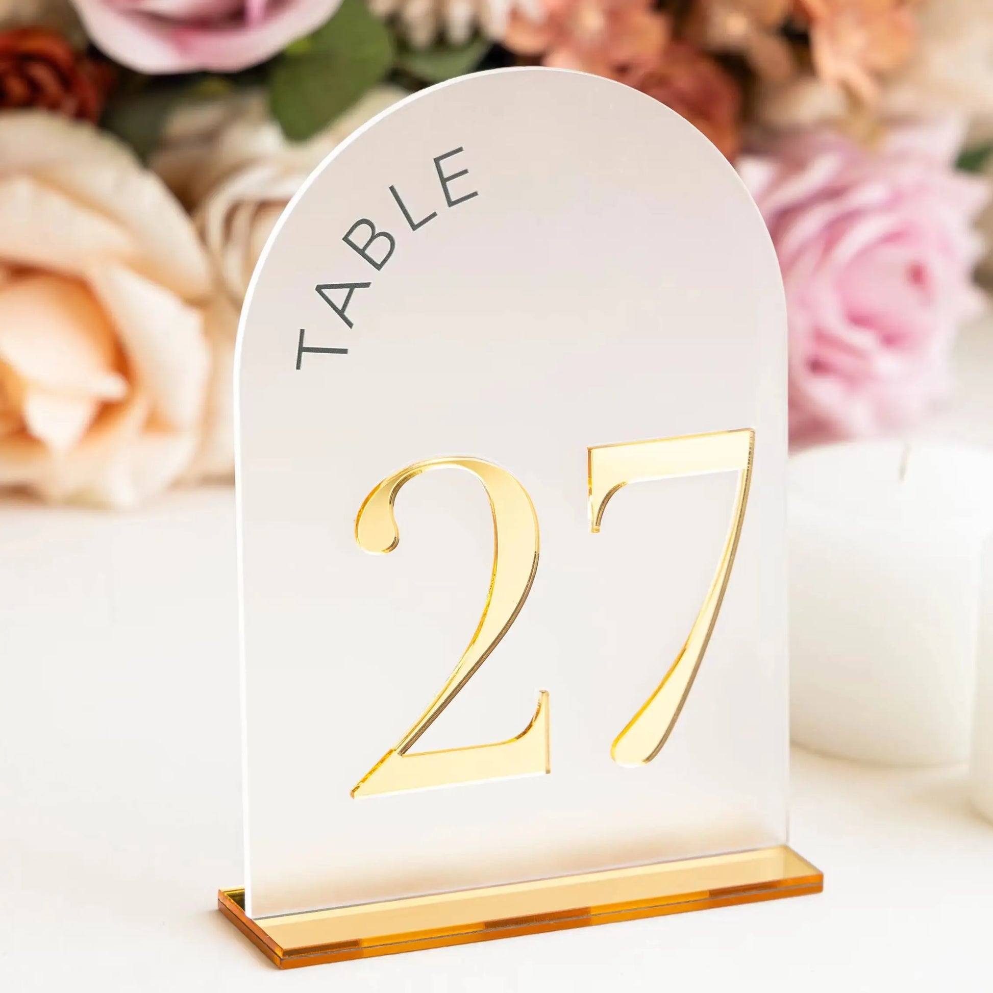 Frosted Arch Acrylic Table Numbers Table Signs Wedding Table Decor Wedding Signage Black Table Numbers Wedding Reception Decor Good Vibrations