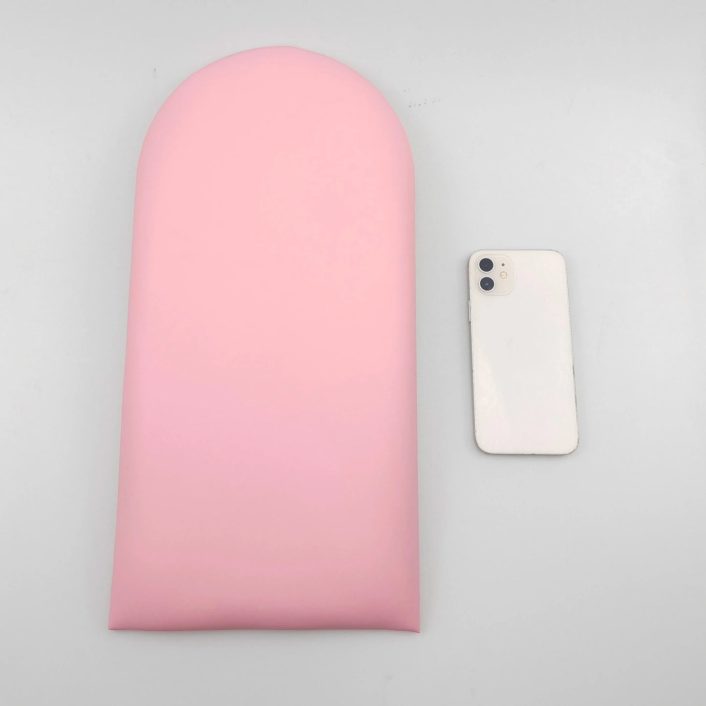 1PC 40x20cm Bed Headboard Bedroom Decor Head Board Wood Wall Panels Home Decoration Tatami Anti-collision Soft Back Wall Mat Good Vibrations