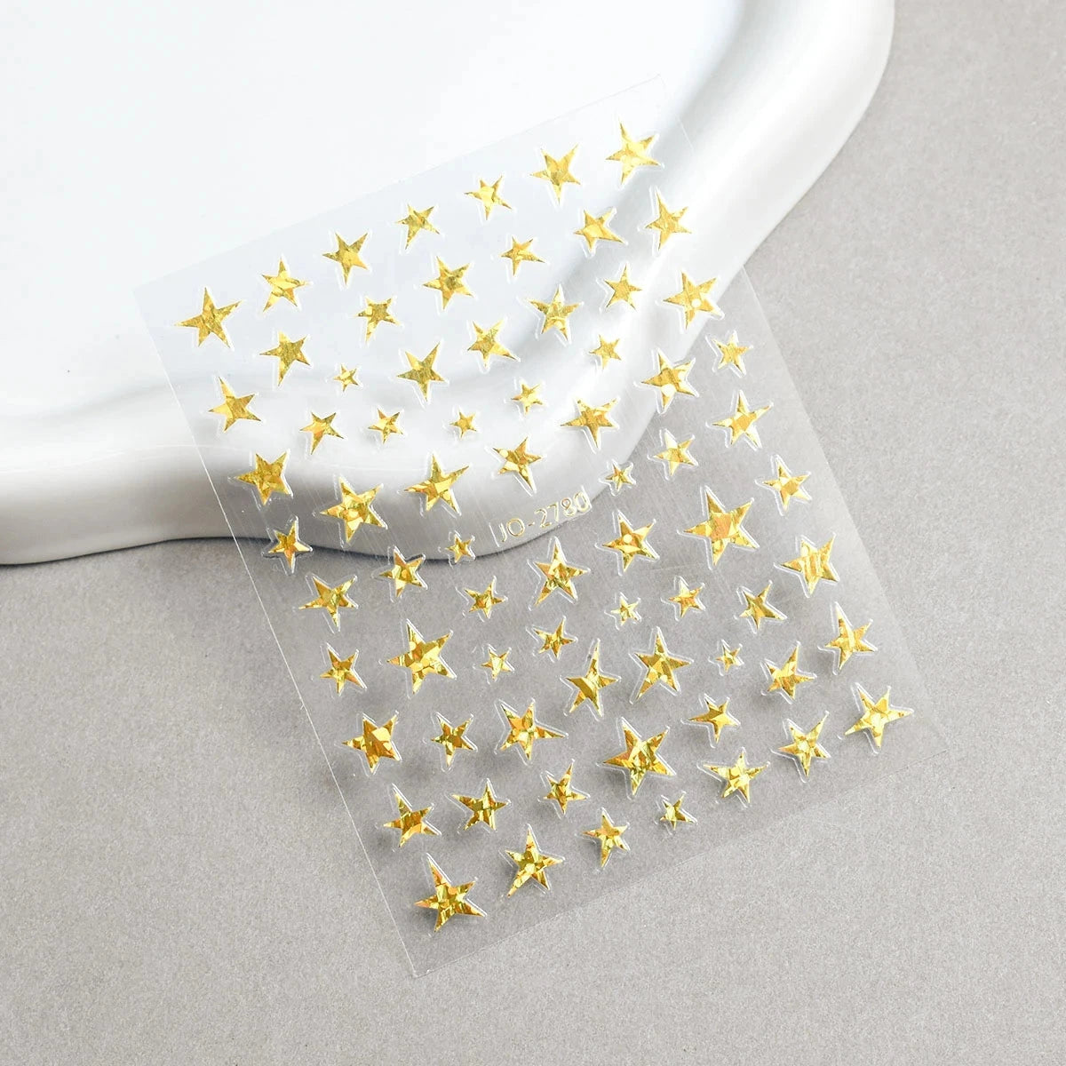 3/6/12 Sheets Star Nail Stickers Set – Neon Laser Color Self-Adhesive Decals DIY Gel Acrylic Nail Art Decoration Good Vibrations