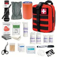 70pcs Survival First Aid Kit Survival Full Set Molle Outdoor Gear Emergency Kits Trauma Bag Camping Hiking IFAK Adventures EDC Good Vibrations
