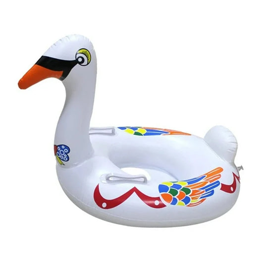 [GDL] 75cm Inflatable Swan Baby Lifebuoy with Handles YYQ-289 for Infant Floats Baby Boats Good Vibrations