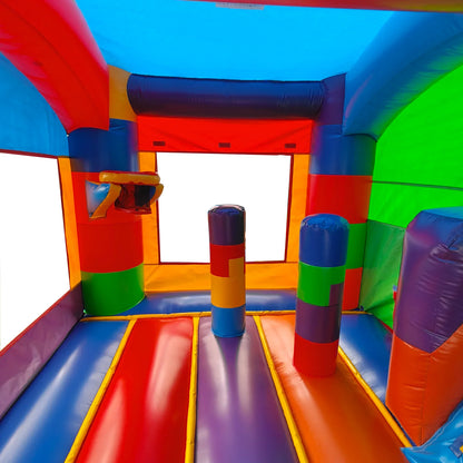 Block Bounce Combo Swimming Pool Toy CO2195 Water Sports Entertainment Accessory Good Vibrations