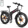 W Wallke X3 Electric Bike 2800W Peak Dual Motor 44Ah/22Ah Long Range E-Bike 26" X 4" Fat Tire 31MPH Fast Adult Ebike UL2849 Good Vibrations