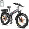 W Wallke X3 Electric Bike 2800W Peak Dual Motor 44Ah/22Ah Long Range E-Bike 26" X 4" Fat Tire 31MPH Fast Adult Ebike UL2849 Good Vibrations