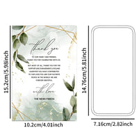 50Pcs Wedding Thank You Cards,Wedding Reception Ceremony Decorations,Party Decorations,Celebration Or Event Decoration Cards Good Vibrations