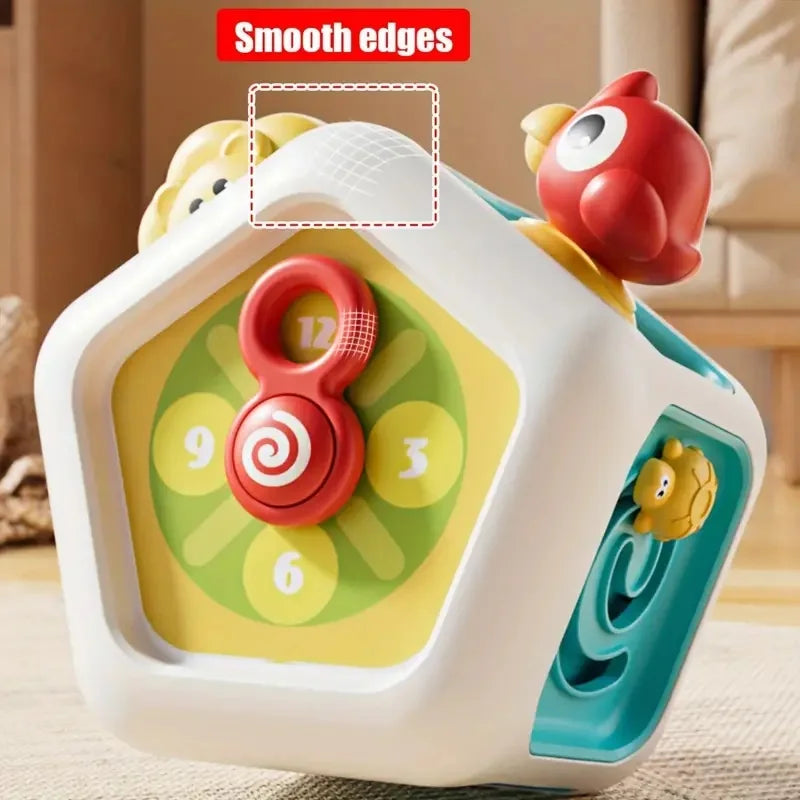 Baby Busy Board Cube Montessori Toys Sensory Activity Ball Early Educational Toy Learning Fine Motor Skills Toy Travel Toy Gifts Good Vibrations
