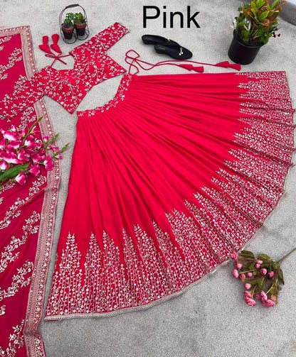 Designer Bridal Lehnga Choli for Girls Party Wear Wedding Dresses Low Price Indian Lehenga Choli With Dupatta for Women Good Vibrations