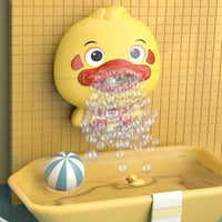 Baby Bubble Bathing Toys Duck Music Kids Bath Toy Automatically Spit Bubbles Bubble Maker Baby Bathroom Toy for Kids Good Vibrations