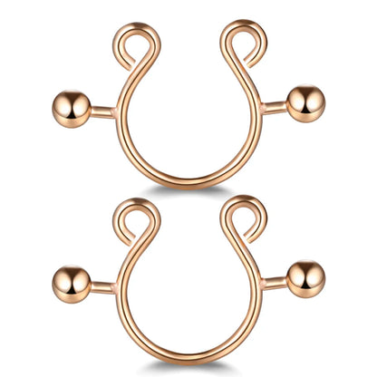 1Pair Stianless Steel Nipple Rings Piercing Jewelry Wholesale Women Sexy Clips Nipple Ring Clamps Pierced  Body Jewelry Good Vibrations Adult Super Store