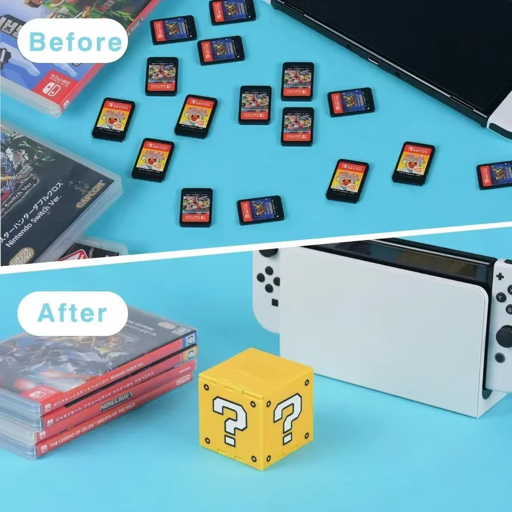 16 in 1 Game Card Case for Switch OLED Storage Box Game Cartridge Case for NS Switch Lite Accessories Good Protection Good Vibrations