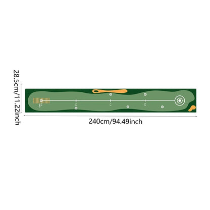 Golf Putting Mat Gift for Golfer Golfing Accessory Lightweight Portable Improve Putting Accuracy Training Aid for Park Lawn Home Good Vibrations