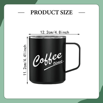 Wood Mug Wooden Coffee Beer Mugs Wood Cup Handmade Tea Cup With Handle For Coffee Milk Tea Drinks, Travel Outdoor Camping Use Good Vibrations