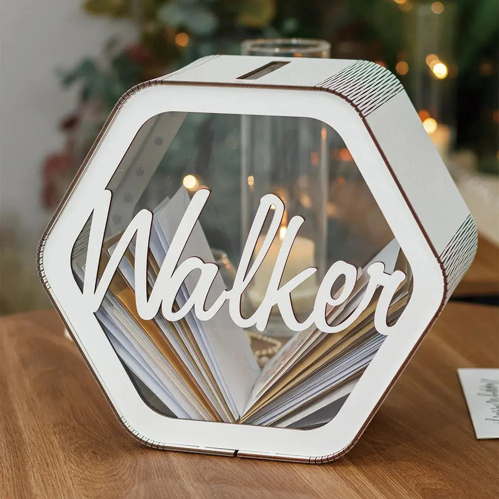 Personalized Wedding Card Box Card Box for Wedding Wedding Gifts Wedding Decorations Wedding Decor Memory Box Keepsake Box Good Vibrations