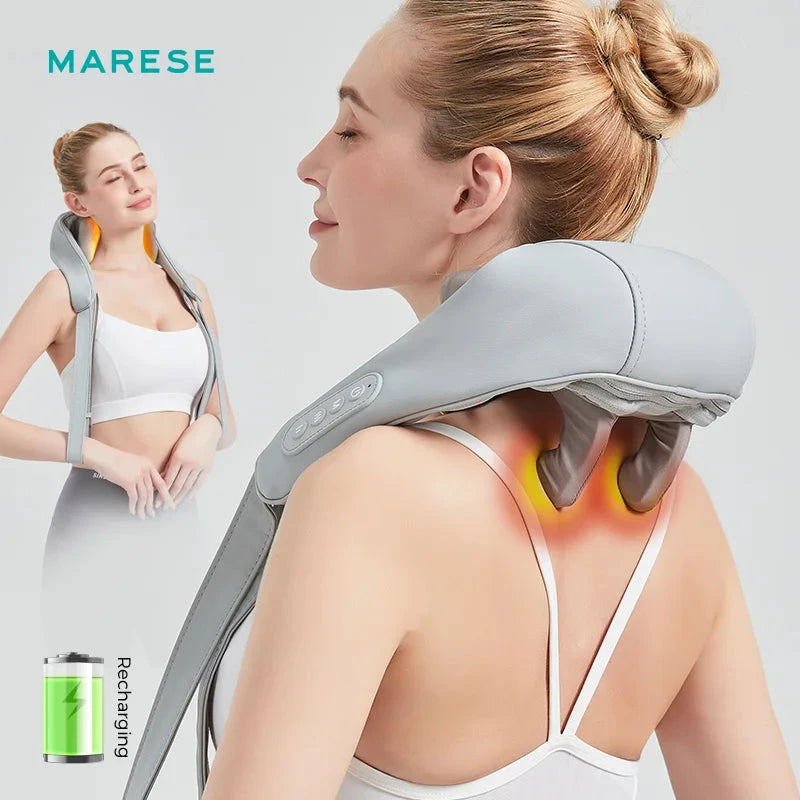 Multifunctional Cervical Massager Shoulder Neck Hot Compress Trapezius Muscle Massager Good Vibrations