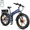 W Wallke X3 Electric Bike 2800W Peak Dual Motor 44Ah/22Ah Long Range E-Bike 26" X 4" Fat Tire 31MPH Fast Adult Ebike UL2849 Good Vibrations
