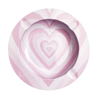 Bar Cigar Round Ashtray Tobacco Herb Metal Cigarette Rolling Tray Smoking Accessories Creative Personality Men's Gadgets GOOD Vibrations Adult Super Store