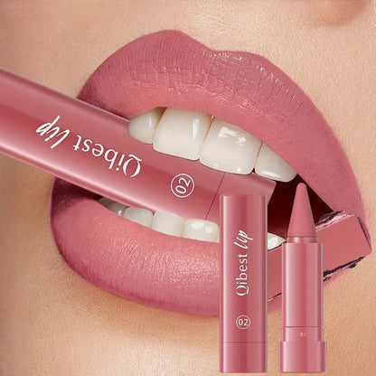 Matte Lip Liner That Applies Easily, with a Matte Finish, Twist-Up Lipstick Pencil, Naturally Waterproof, Suitable for All Skin Good Vibrations