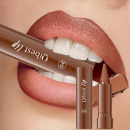 Matte Lip Liner That Applies Easily, with a Matte Finish, Twist-Up Lipstick Pencil, Naturally Waterproof, Suitable for All Skin Good Vibrations