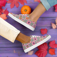 Women’s lace-up canvas shoes Good Vibrations