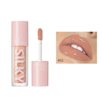 Wholesale Makeup 16 Colors Mirror Water Gloss Lip Gloss Moisturizing Lasting Vegan High Shine Lipgloss Private Label Cosmetics Good Vibrations