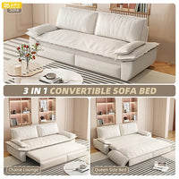 Modern Design USA Free Shipping Fabric Feather Foam 3 in 1 Sofa Bed with Storage Living Room Use Good Vibrations