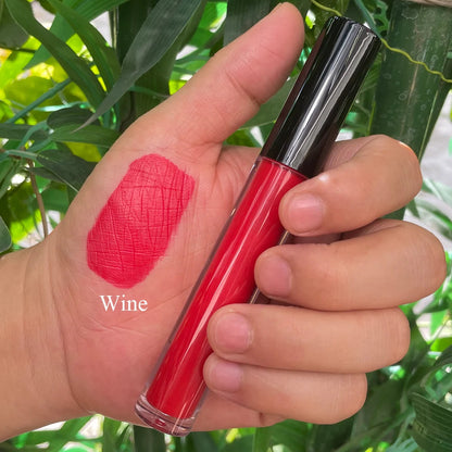 Wholesale Low Moq Matte Liquid Lipstick Vegan Private Label Waterproof Long Lasting Lip Stick Custom Liquid Lipstick Good Vibrations