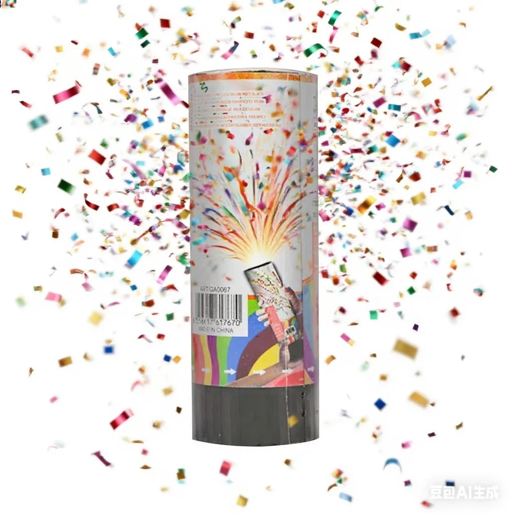 20cm  24 PCS Confetti Poppers Cannons for Wedding Birthday Graduation Baby Shower  Anniversary Fun Party Supplies Decorations Good Vibrations
