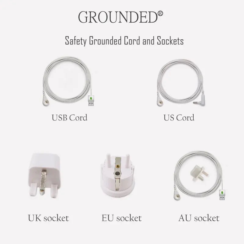 Grounding Sheet, Fits All Bed Sizes, Organic Cotton + Silver Fiber, 24" x 98"/60*249cm Good Vibrations