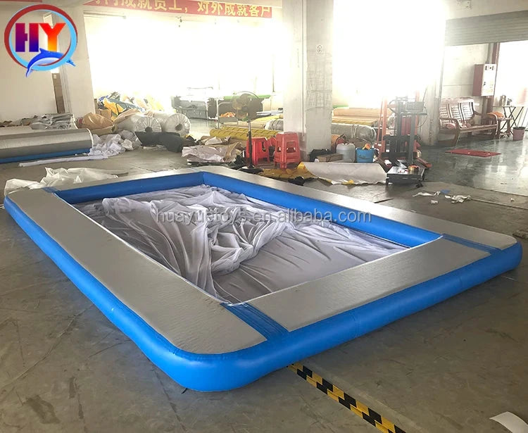 Hot Sales Portable Inflatable Floating Ocean Sea Swimming Pool With Anti Jellyfish Net/ Inflatable Yacht Pool for Sale Good Vibrations