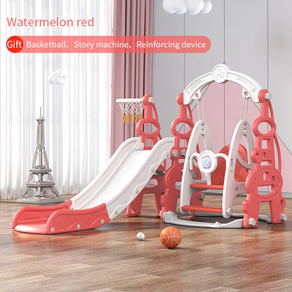 Hot Selling Indoor Playground Equipment HDPE/PE Material Sliding Slide Swing Set Playhouse Combination for Daycare Baby Play Good Vibrations