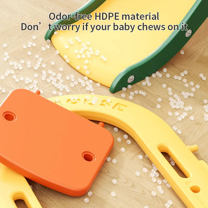 Feelkids Kids Fun Space Slide Playhouse Home Plastic Toy Toddler Baby Slide for Kids Indoor Children's Playground Good Vibrations