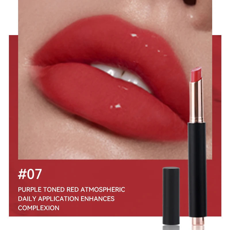 Custom Private Label Press Glossy Lip Stick Hydrating Moisturizing Plumping Vegan Non-drying Lipstick Nourishing Lip Stain Good Vibrations