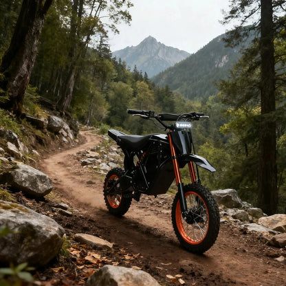 Drop Shipping US 3-7 Delivery to Home Electric Dirt Bike Fat Tire Full Suspension Rated Power 1500W Electric Bike Good Vibrations