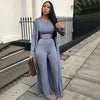 3 Piece Set Women Outfits Three Pieces Sets Women Pants Outfit Wholesale Pant Suits Sexy  3 Piece Sets 2025 Good Vibrations