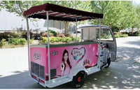 Wholesale 48V Classic Electric Cargo Tricycle Ice Cream Tricycle Food Tricycle with Private Label Good Vibrations