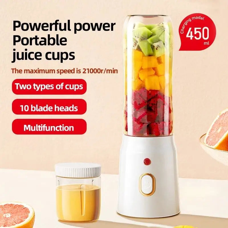 Rechargeable Blender Usb Juicer Orang Machine Slow Juicer Portable Electric Juicer Cup Good Vibrations
